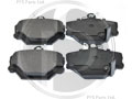 450 Smart City-Coupe/ForTwo 1998-2006 Front Brake Pad Set - Aftermarket