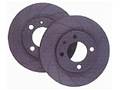 R230 SL 55 AMG-65 AMG '03-'11 Crossed Drilled Vented Front Discs - Black D